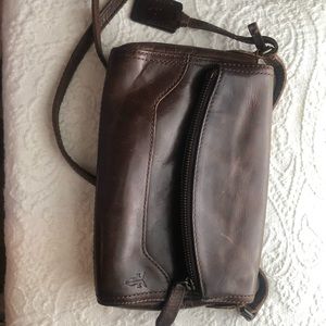Frye chestnut crossbody